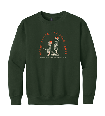 Youth Girls Sorry Santa Crewneck