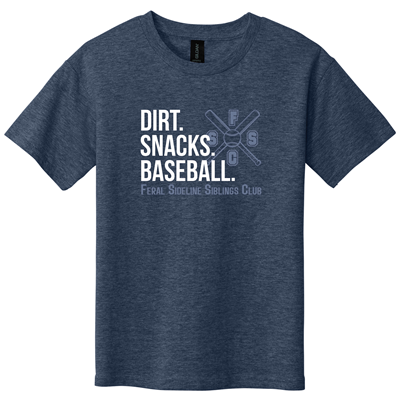 FERAL Dirt Snacks Baseball Tshirt