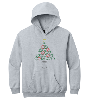 Youth Baseball Tree Hoodie